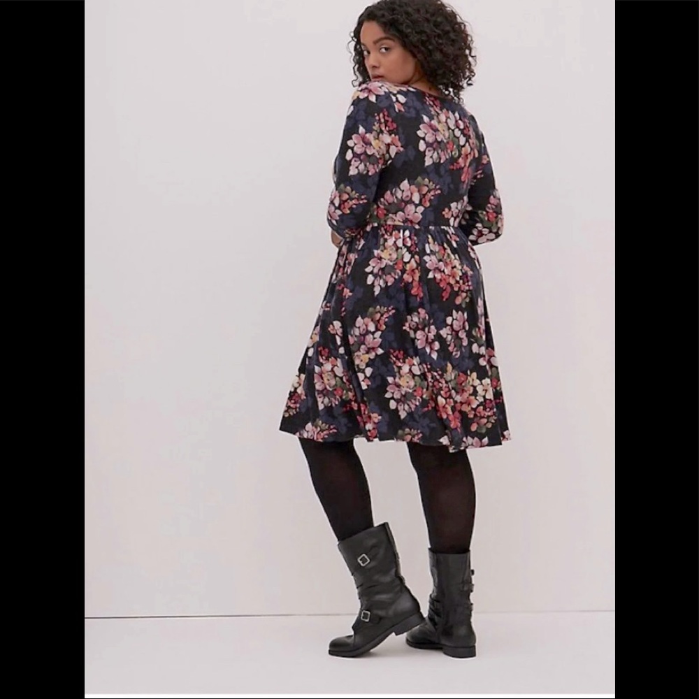 NWOT Plus size super soft plush torrid floral boho summer dress